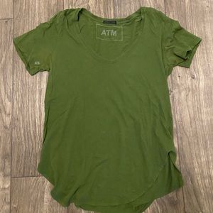 ATM OLIVE GREEN T SHIRT SIZE XS